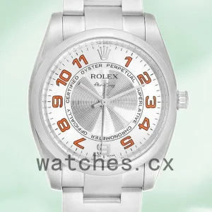 Rolex Air-king 114200SAO 36mm Men’s Silver Dial Oyster Bracelet