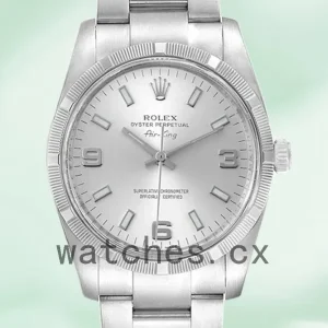 Rolex Air-king Men’s 114210SSO 36mm Automatic Silver-tone