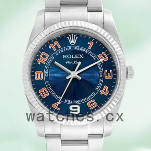 Rolex Air-king Men’s 36mm 114234BLAO Blue Dial Automatic