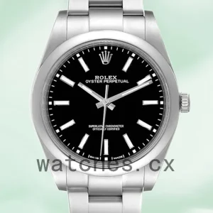 Rolex Oyster Perpetual m114300-0002 Unisex 41mm Automatic Black Dial