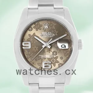 Rolex Datejust 116200BFAO Men’s 36mm Silver-tone Oyster Bracelet