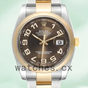 Rolex Datejust 116203BRAO Men’s 36mm Silver-tone