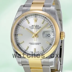 Rolex Datejust Men’s 36mm 116203SSO Oyster Bracelet Silver Dial