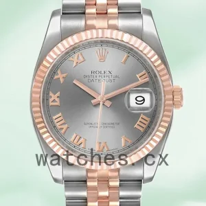 Rolex Datejust 116231-0087 36mm Men’s Jubilee Bracelet Grey Dial