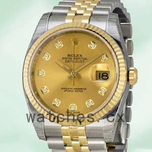 Rolex Datejust 116233-CDJ 36mm Men’s Silver-tone Jubilee Bracelet