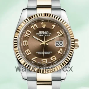 Rolex Datejust 116233BRAO Men’s 36mm Automatic Silver-tone