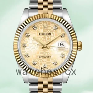 Rolex Datejust Men’s 116233CJDJ 36mm Automatic Black Dial