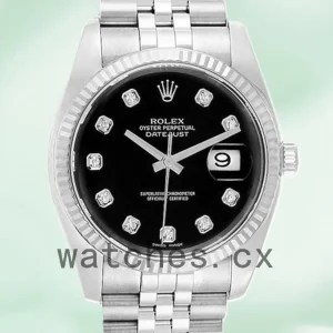 Rolex Datejust 116234BKDJ Men’s 36mm Bracelet