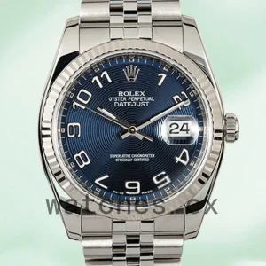 Rolex Datejust 116234BLCAJ 36mm Men’s Bracelet Blue Concentric Dial