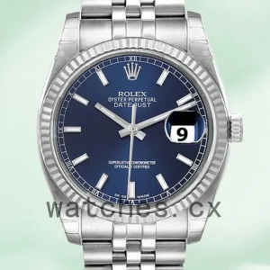 Rolex Datejust Men’s 116234BLSJ 36mm Jubilee Bracelet Automatic