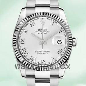 Rolex Datejust Men’s 116234WRO 36mm White Dial Automatic