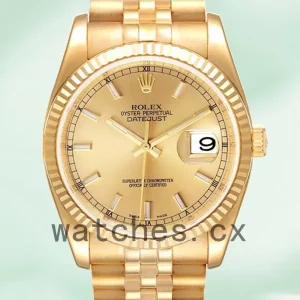 Rolex Datejust Men’s 116238-0059 36mm Automatic Champagne Dial