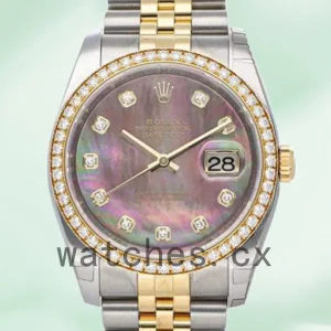 Rolex Datejust 116243BKMDJ Men’s 36mm Automatic Bracelet
