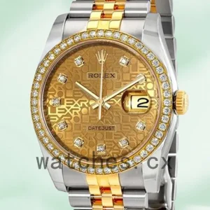 Rolex Datejust 36mm Men’s 116243CJDJ Silver-tone