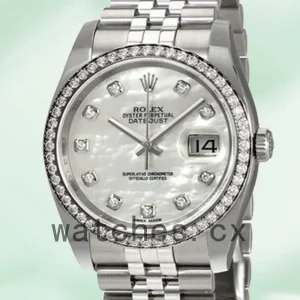 Rolex Datejust 36mm Men’s 116244MDJ Bracelet Mother of Pearl