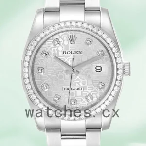 Rolex Datejust 36mm 116244SJDO Men’s Silver-tone