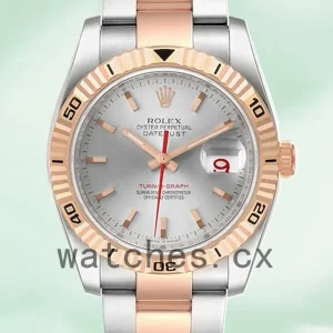 Rolex Datejust Turn-o-graph Men’s 116261 36mm Oyster Bracelet/Jubilee Bracelet