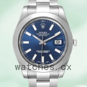 Rolex Datejust 116300BLSO Men’s 41mm Silver-tone
