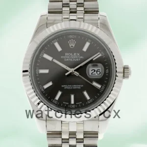 Rolex Datejust Men’s 41mm 116334BKSJ Oyster Bracelet