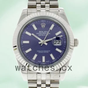 Rolex Datejust Men’s 116334BLSJ 41mm Blue Dial