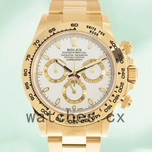 Rolex Daytona Men’s 116508WSO 40mm Yellow Gold-tone Bracelet