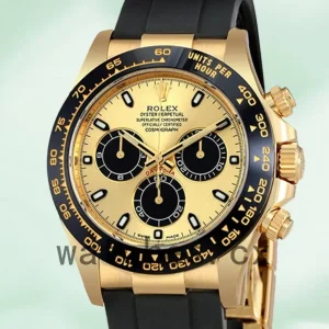 Rolex Daytona 116518CBKSR 40mm Men’s Rubber Band Black Dial