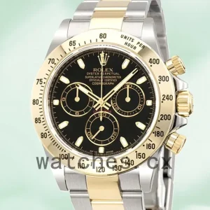 Rolex Daytona 40mm 116523BKSO Men’s Automatic Silver-tone