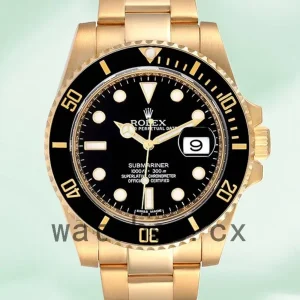 Rolex Submariner 116618LN-97208 Men’s 40mm Oyster Bracelet Gold-tone