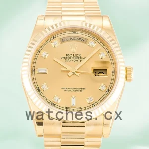 Rolex Day-Date Men’s 36mm 118238 Gold-tone Automatic