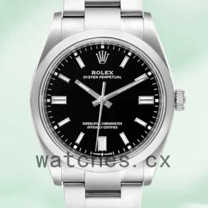 Rolex Oyster Perpetual Unisex 36mm m126000-0002 Silver-tone