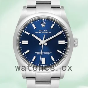 Rolex Oyster Perpetual m126000-0003 Unisex 36mm Blue Dial