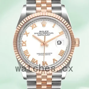 Rolex Datejust Men’s 36mm m126231-0015 Automatic White Dial