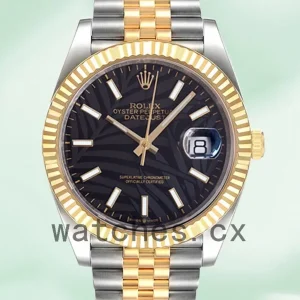 Rolex Datejust 41mm 126233 Men’s Black Palm Motif Dial