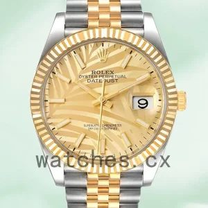 Rolex Datejust M126233-0037 Men’s 36mm Oyster Bracelet Silver-tone