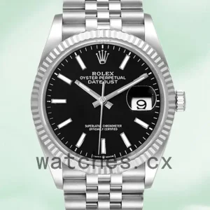 Rolex Datejust Men’s 36mm 126234BKSJ Jubilee Bracelet
