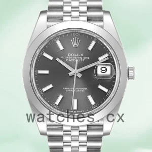 Rolex Datejust 41mm m126300-0008 Men’s Silver-tone Automatic
