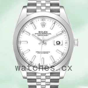 Rolex Datejust m126300-0006 41mm Men’s Silver-tone Automatic