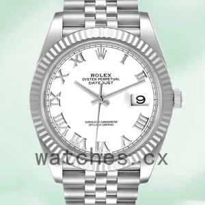 Rolex Datejust 126334WRJ Men’s 41mm Silver-tone Jubilee Bracelet