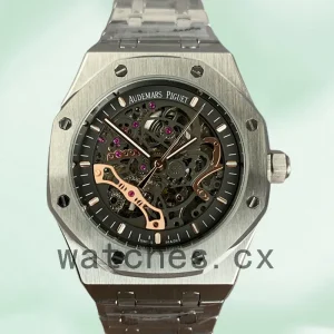 Audemars Piguet Royal Oak 42mm Men’s 15407 S T. O O.1220 S T.01 Black Dial