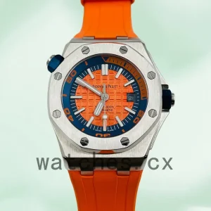 Audemars Piguet Royal Oak Offshore Men’s 42mm 15710 S T. O O. A070 C A.01 Silver-tone Rubber Band