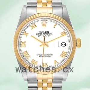 Rolex Datejust Men’s 16233WRJ 36mm Black Dial Jubilee Bracelet