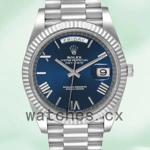 Rolex Day-Date Men’s m228239-0007 40mm Silver-tone