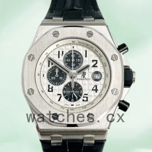 Audemars Piguet Royal Oak Offshore Men’s 26170 S T. O O. D101 C R.02-1 43mm Silver-tone Quartz/ Automatic