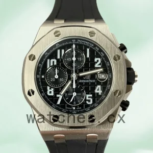 Audemars Piguet Royal Oak Offshore Men’s 43mm 26170 S T. O O. D101 C R.03 Black Dial Silver-tone