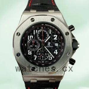 Audemars Piguet Royal Oak Offshore Men’s 43mm 26470 S T. O O. A028 C R.01 Quartz/ Automatic Black Dial