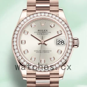 Rolex Datejust Ladies 31mm m278285rbr-0030 Automatic President Bracelet