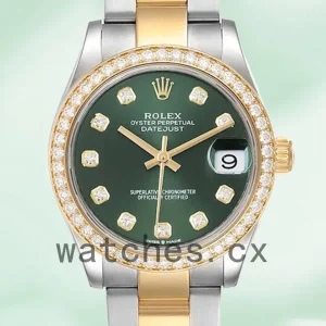 Rolex Datejust m278383rbr-0029 Ladies 31mm Silver-tone Automatic