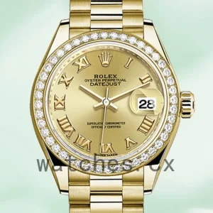 Rolex Datejust 28mm m279138rbr-0021 Ladies Gold-tone