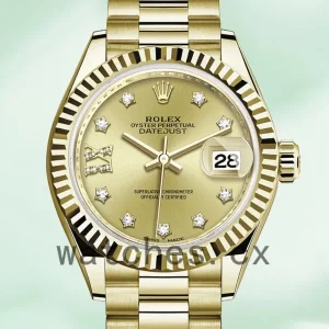 Rolex Datejust 28mm m279178-0014 Ladies Gold-tone