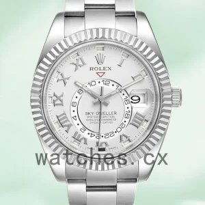 Rolex Sky-dweller 42mm Men’s 326939-72419 Silver Dial Automatic